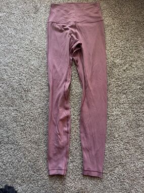 Lululemon High-Waist Mauve Leggingsl